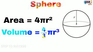 Volume,Area & Perimeter Formulas for Sphere,#Ellipsoid,#Ellipse,#Torus,#Cube,#Cylinder,#Polygon