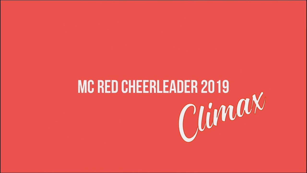 หลีดไคลแม็กซ์มงฟอร์ต 2562 - สีแดง [ MC Climax Red Cheerleader 2019 ]