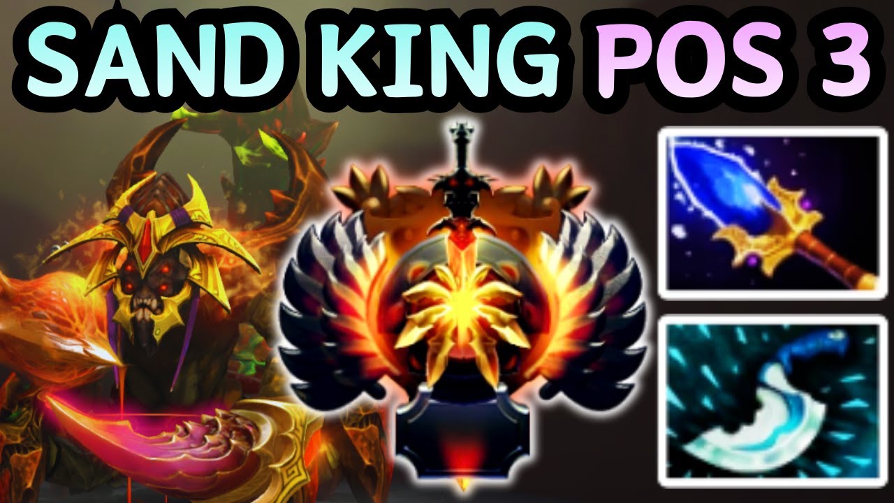 🔥 SANDSTORM = INSANE DPS 😭 — SAND KING OFFLANE | DOTA 2 🔥