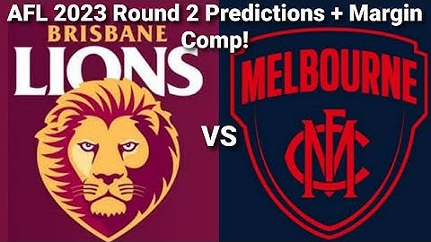 AFL 2023 Round 2 Predictions + Margin Comp!