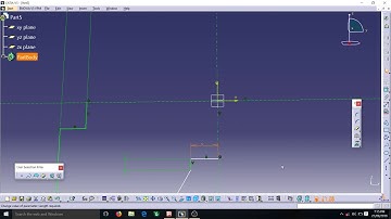 Part design. Mirror and Pad Feature. Start with simple Drawing.