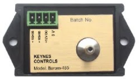 Keynes Controls Barometer Parameter Selection for models Barom-485 Barom-SDI12