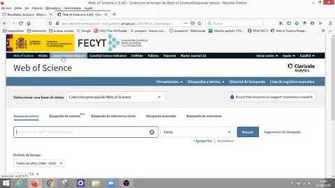 Acceder a WOS y JCR desde fuera de la institución. Bibliosaúde
