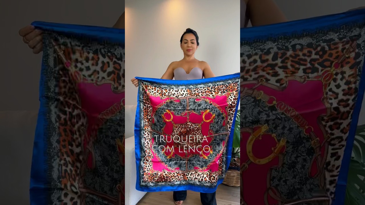COMO FAZER UM CROPPED COM LENÇO?!