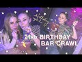 a CHAOTIC 21st Birthday Bar Crawl CHECKLIST!!