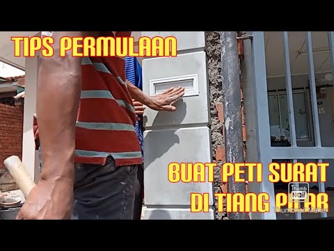 Video: Bagaimana cara memasang tiang kotak surat?