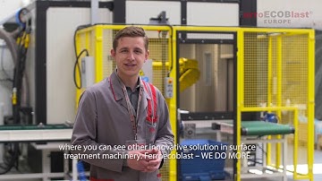 FerroECOBlast: Robotic cleaning / blasting of core from casts - Designed for "tomorrow"