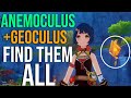 Genshin Impact How to Find ALL Anemoculus / Geoculus Locations