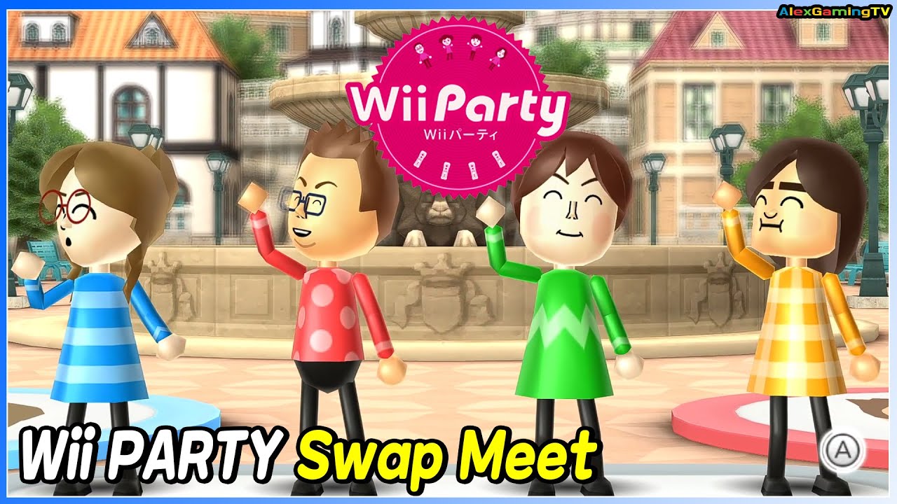 Wii Party (Wii パーティー) #Swap Meet (Advanced com, Jihey vs