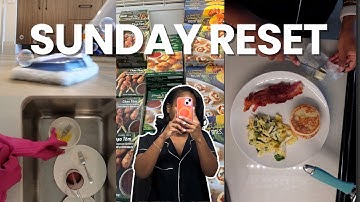 SUNDAY RESET ROUTINE: clean with me + trader joes haul, & more!
