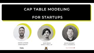 Cap Table Modeling For StartUps