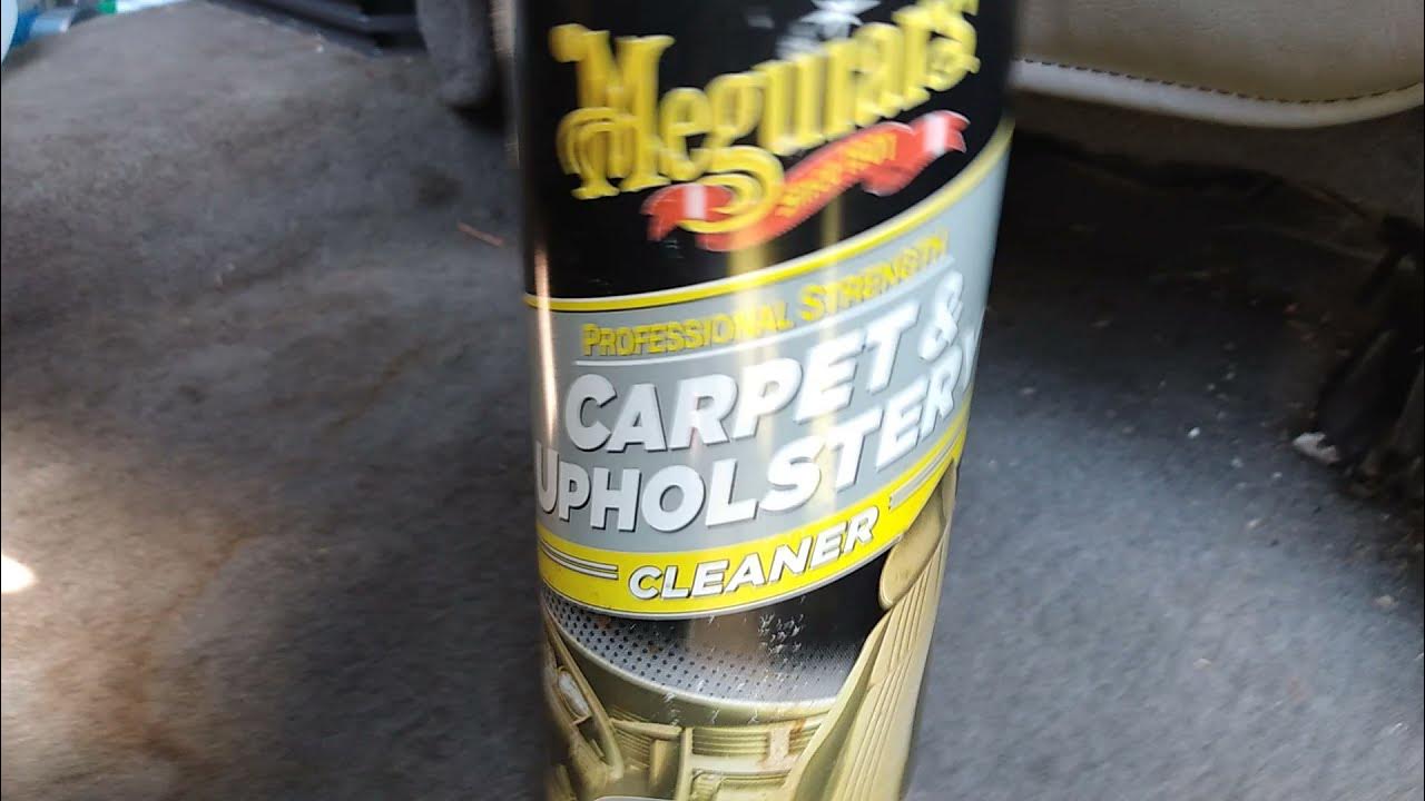 meguiar's professional strength carpet & upholstery cleaner will it remove heavy carpet stains