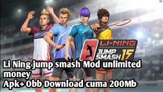 CARA DOWNLOAD GAME LI NING JUMP SMASH UNLIMITED MONEY APK+OBB V1.3.10 screenshot 4