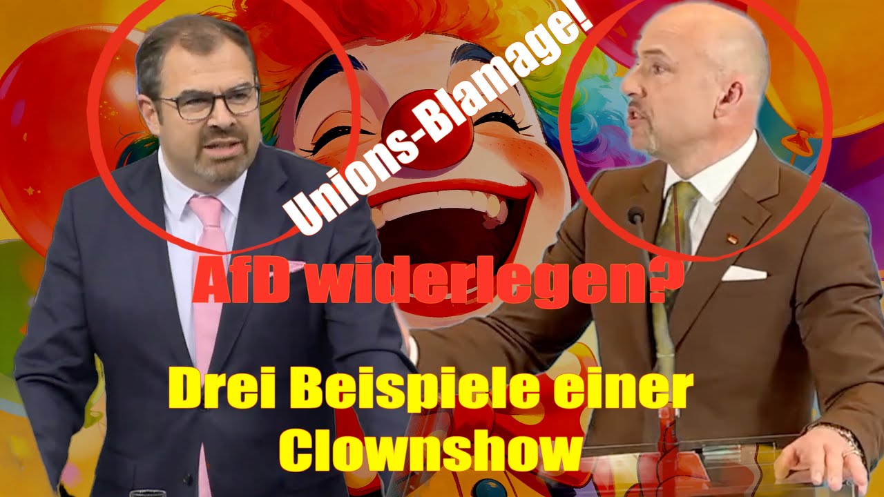 Lächerlichkeitspreis der Woche: CDU:CSU blamieren sich bei AfD Kritik