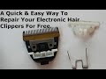 How To repair Your Electronic Hair Clippers Spring Attachment