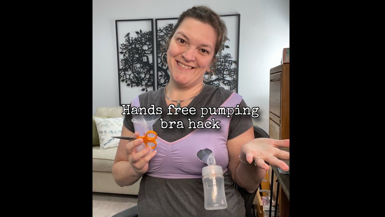 How to make a hands free pumping bra 