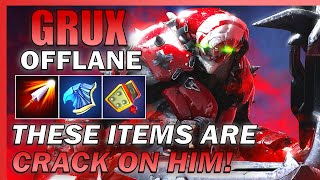 This NEW ITEM TECH on Grux is actually CRACK (his new BEST BUILD!) - Predecessor Offlane Gameplay