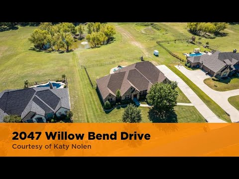 2047 Willow Bend Drive, Oak Leaf, TX home video tour