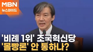 조국혁신당의 비례 지지율 '돌풍'…일시적? 지속적? [뉴스와이드]