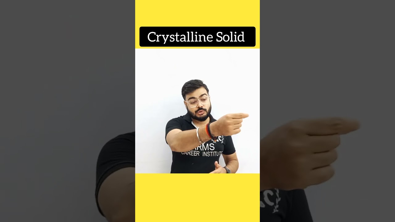 What Is Crystalline Solid | Crystalline Solid | Class 12th |Rajeev Sir|ARMS Career Institute #shorts