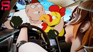 Peter Griffin VS Ernie the Giant Chicken - FAMILY GUY BETRAYAL.. Fortnite