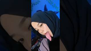 Hijab tongue trick😶👅 #hijab #tiktok #viral #shortsfeed #shorts