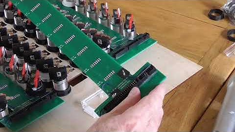 Electronic stop labels for your Hauptwerk Virtual Organ: PART III of 5. Assembling the Stop Plates.