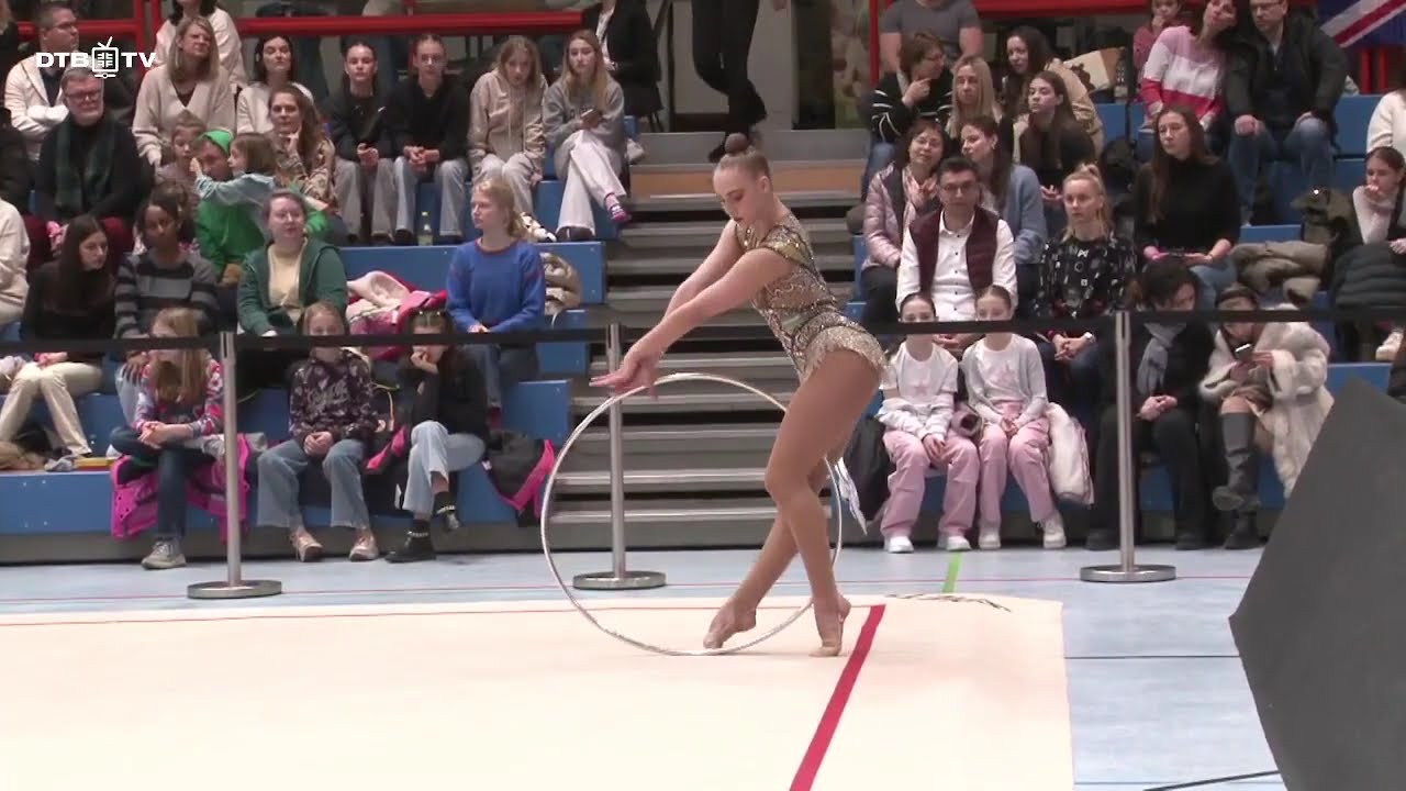 Natalya Usova 🥇 UZB Hoop Final (27.950) 2025 Gymnastik International Germany #rhythmicgymnastics