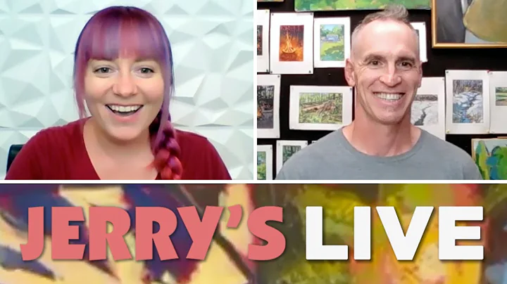 Jerry's LIVE Episode #JL256: Whats the Difference Between Watercolour and Gouache? w/Jimmy Leslie