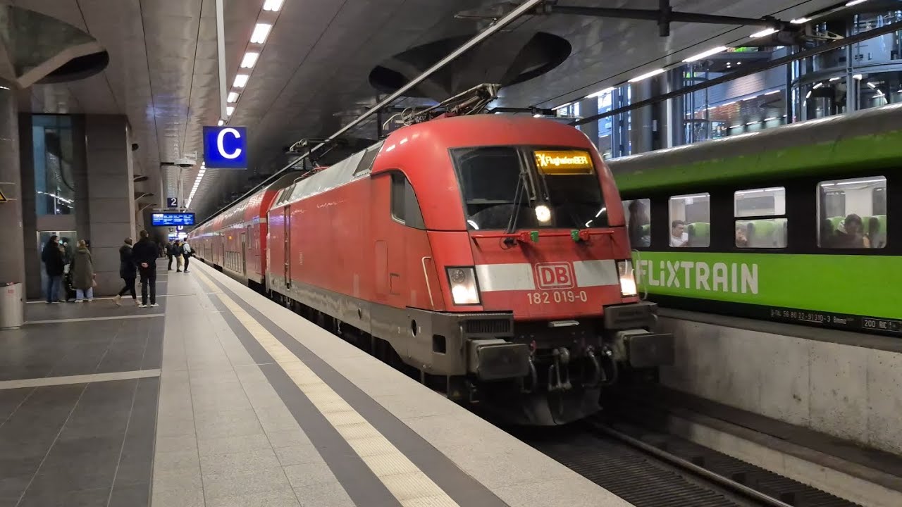 DB Regio Nordost | Mitfahrt im kompletten FEX von Berlin Hbf bis Flughafen BER im DBpza 752.8
