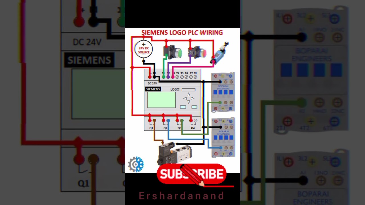 Siemens logo PLC wiring 😱