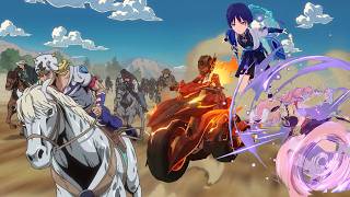 Could Any of The Fastest Genshin Characters Win The Steel Ball Run?