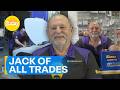 72-year-old adding another trade qualification to his toolbelt! | Today Show Australia