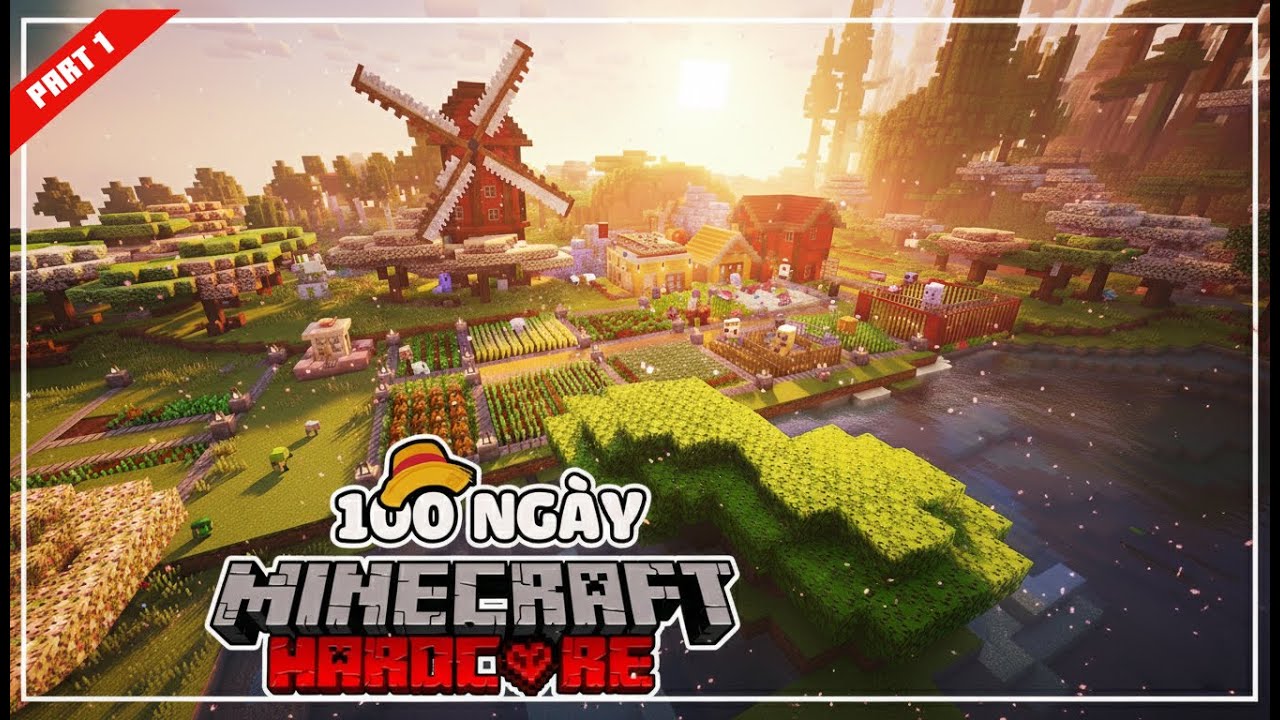 Tôi đã sống sót 100 NGÀY với tư cách là NÔNG DÂN TỐI THƯỢNG trong Minecraft