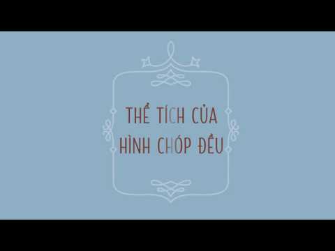 Video Bài 9: Thể tích hình chóp đều - Toán lớp 8 [ONLINE... - YouTube