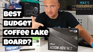 ASRock H310 HDV M2 Intel Coffee Lake 1151 Classic Unboxing