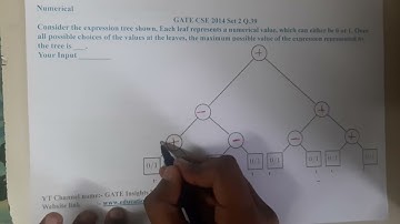 GATE CSE 2014 SET 2 Q 39 || Trees ||Data Structure || GATE Insights Version: CSE