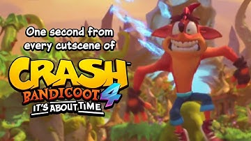 One second from "every" cutscene of Crash Bandicoot 4: It