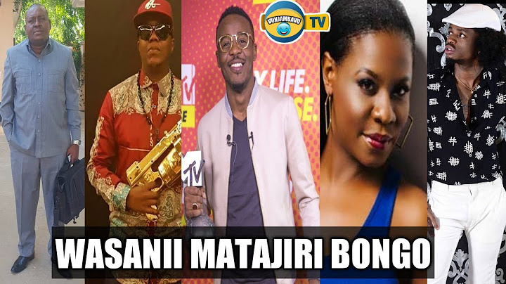 Orodha Ya Wasanii Matajiri Wakubwa Tanzania