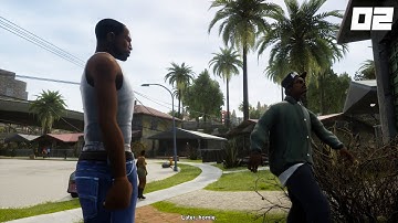 Grand Theft Auto San Andreas  Definitive Edition HD Gameplay Walkthrough Part 2 - 2021