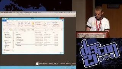 Defcon 21 PowerPwning: Post Exploiting By Overpowering PowerShell