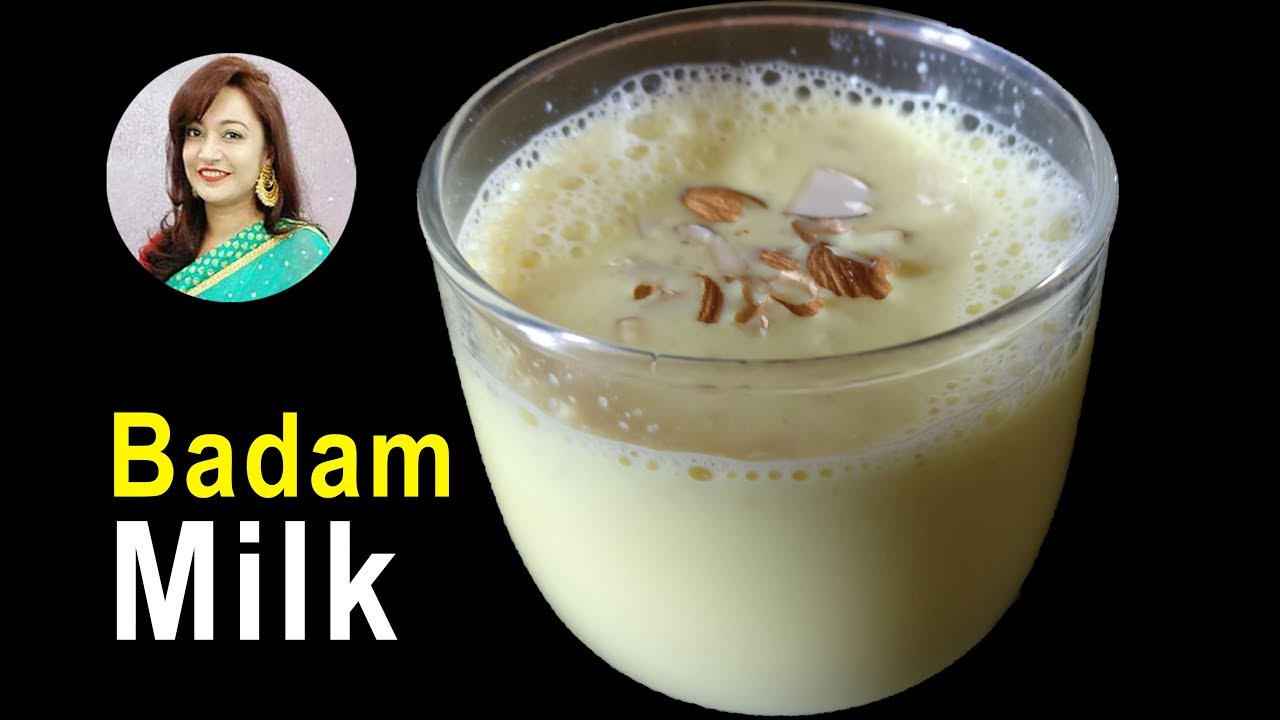 Badam Milk Recipe | Almond Milk | Badam Milkshake recipe by Deepti Tyagi | Deepti Tyagi Recipes