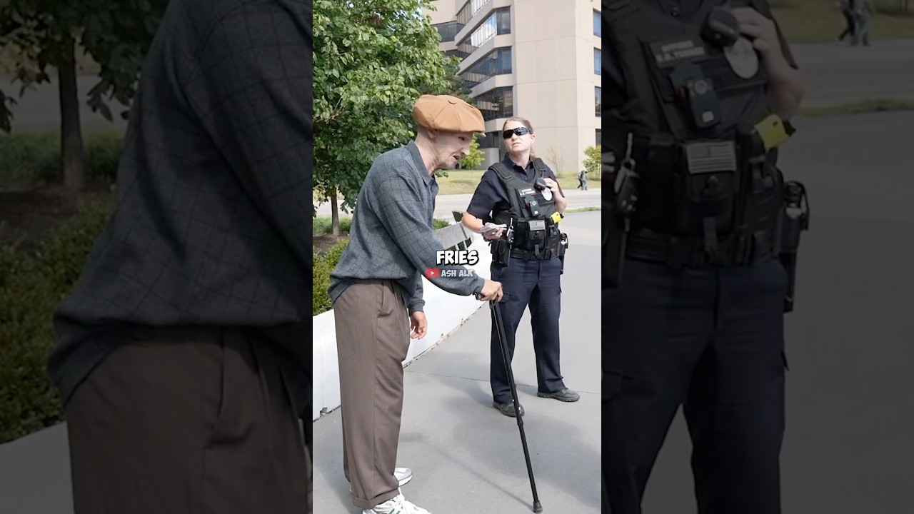 Trolling Police dressed as old men😭via:@AshAlkk