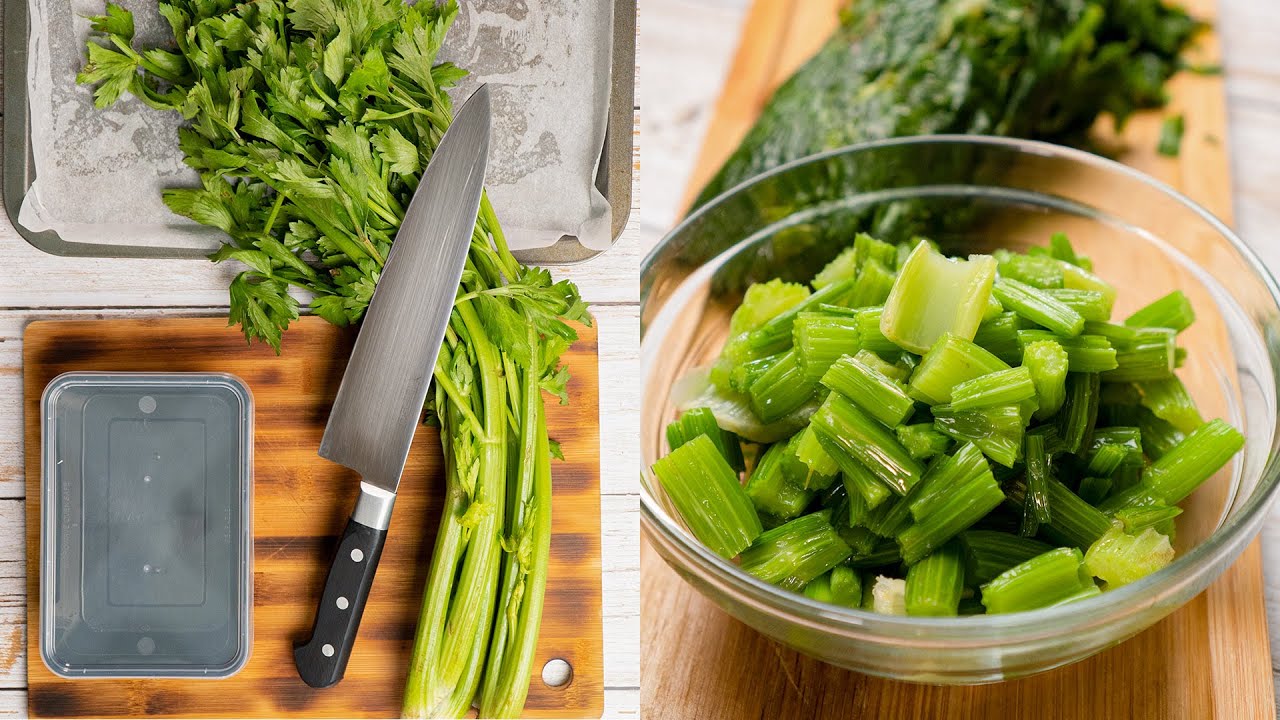HOW TO FREEZE CELERY FOR LATER USE | Recipes.net - YouTube
