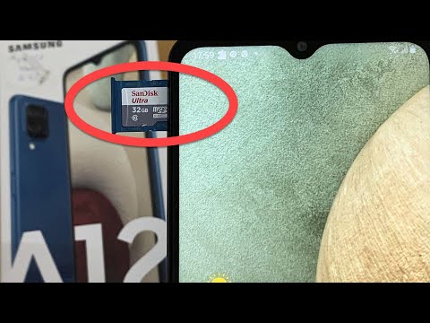 Samsung Galaxy A12: How to Insert SD Card? Tutorial for the SD Card
