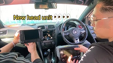 HOW TO REPLACE HEAD UNIT IN MK6 GOLF GTI!!!! 🔥🔥