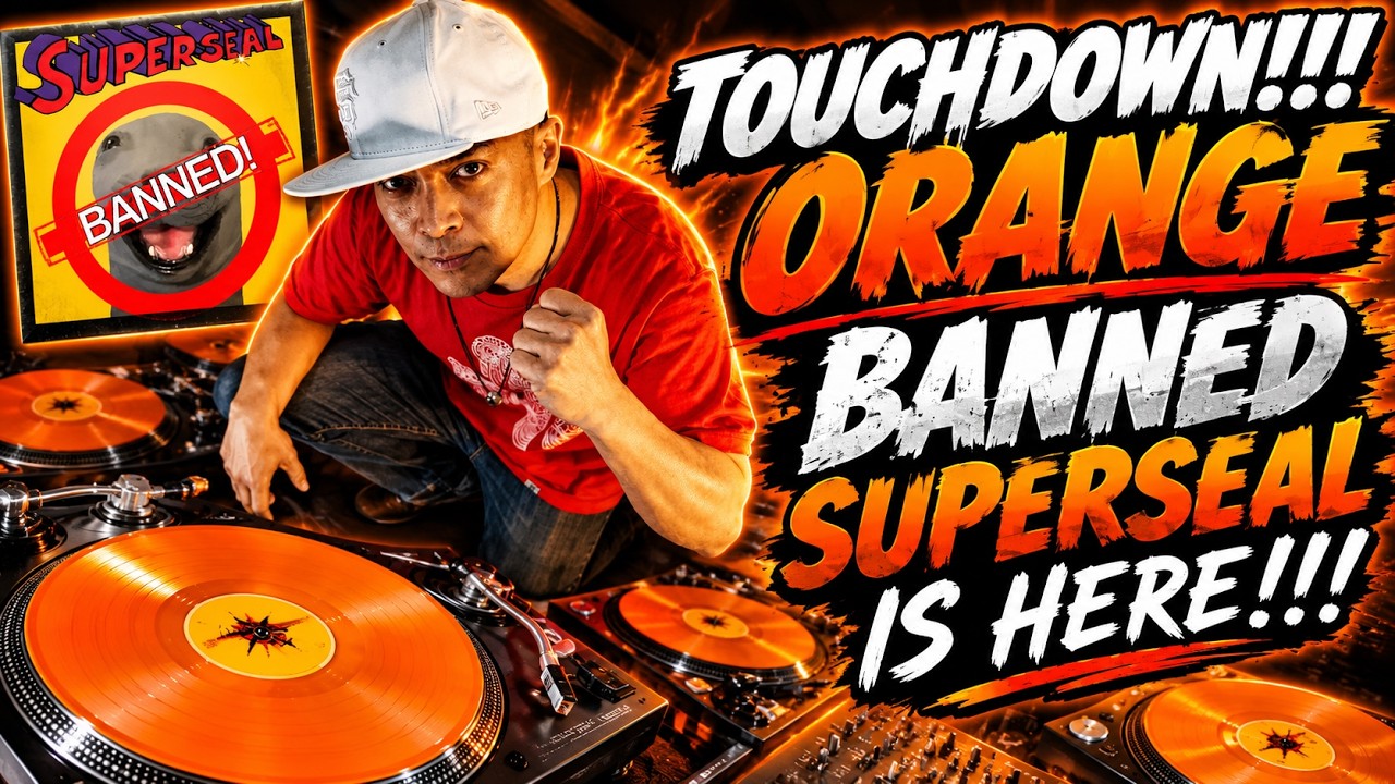 TOUCHDOWN!!! ORANGE BANNED SUPERSEAL!!! Dj Q*BERT Invisibl Skratch