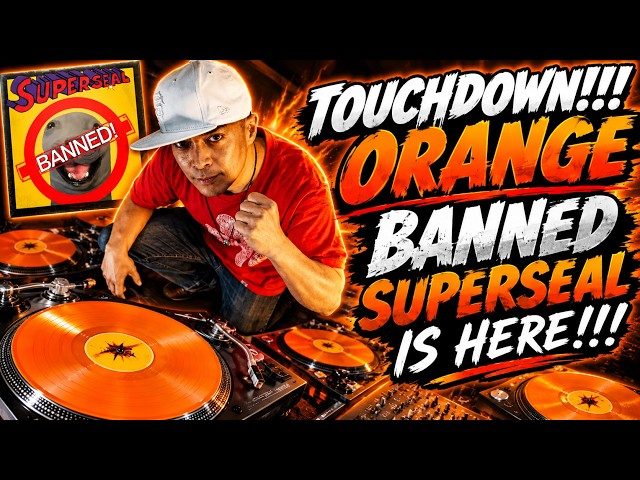 TOUCHDOWN!!! ORANGE BANNED SUPERSEAL!!! Dj Q*BERT Invisibl Skratch