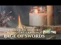 ✨ONE CARD CHANNELED READING WITH LIGHT LANGUAGE | PAGE OF SWORDS✨