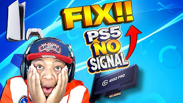 How to FIX NO SIGNAL/DISPLAY for PS5 using ELGATO 4K60 PRO MK2 CAPTURE CARD